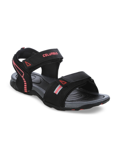 

Columbus Men Black Sports Sandals