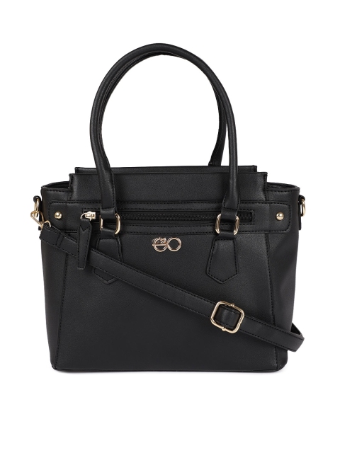 

E2O Black Solid Handheld Bag