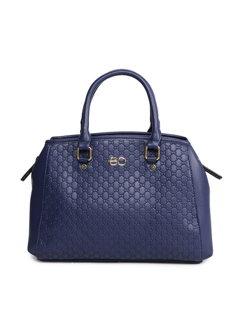 

E2O Blue Textured Handheld Bag