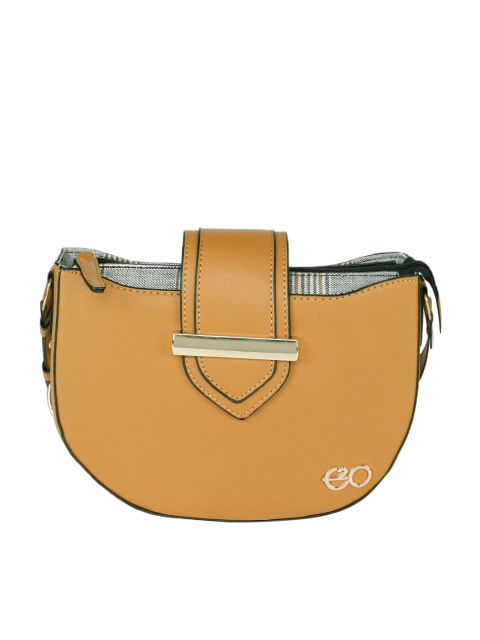 

E2O Mustard Solid Sling Bag