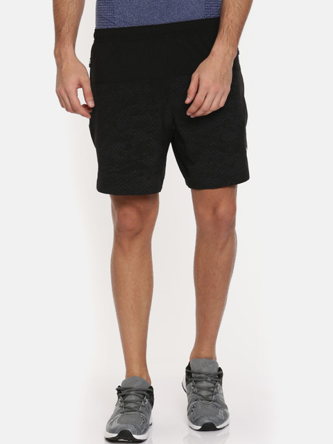 

Puma Men Black Printed Regular Fit Pace 7 Graphic Short Puma BlackSports Shorts