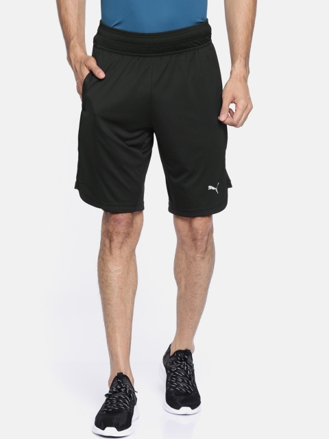 

Puma Men Black Solid Regular Fit Sports Energy Ess Short