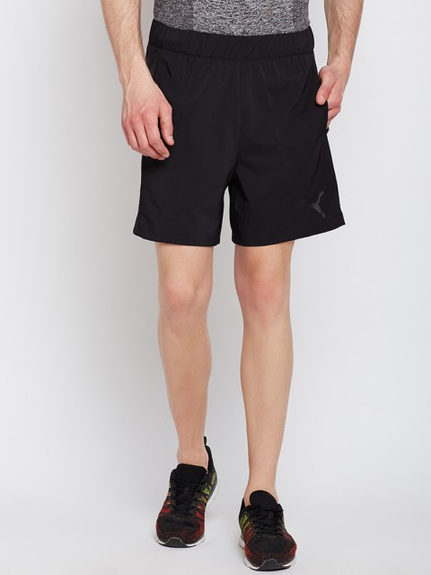 

Puma Men Black Solid Regular Fit Sports TECH Woven 2in1 Short