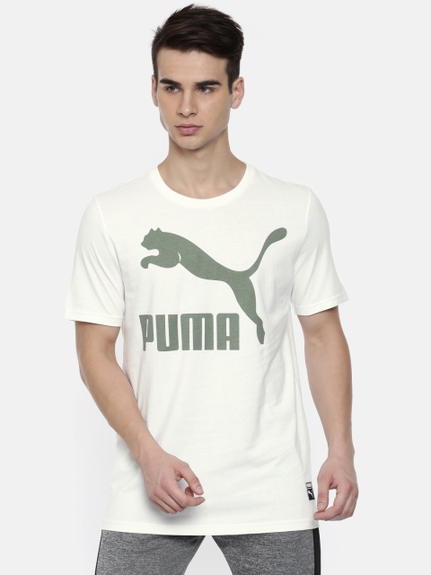 

Puma Men Off-White Printed T-shirt