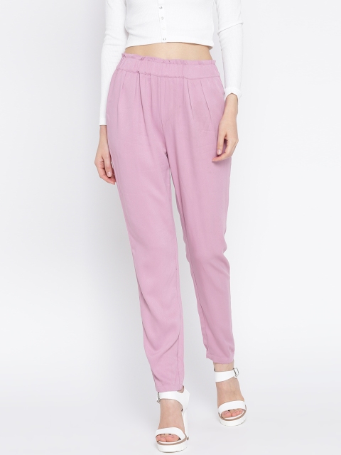 

Vero Moda Women Lavender Trousers