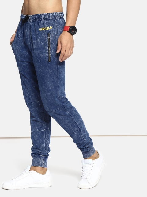 

Kook N Keech Garfield Men Blue Regular Fit Solid Faded Joggers