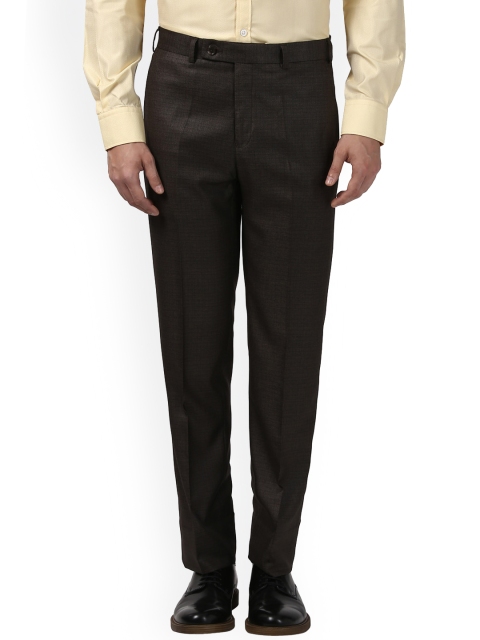 

Next Look Men Brown Regular Fit Solid Regular Trousers