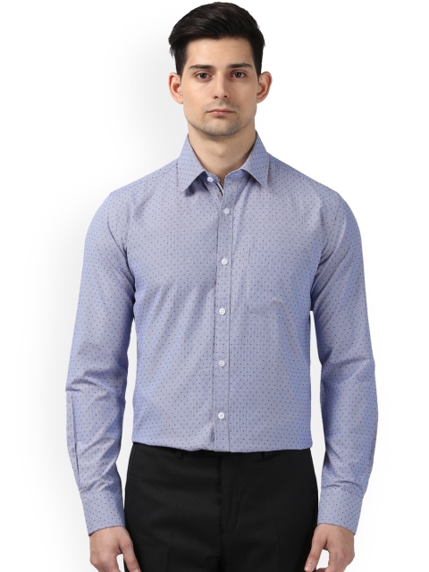 

Next Look Men Blue Slim Fit Solid Formal Shirt