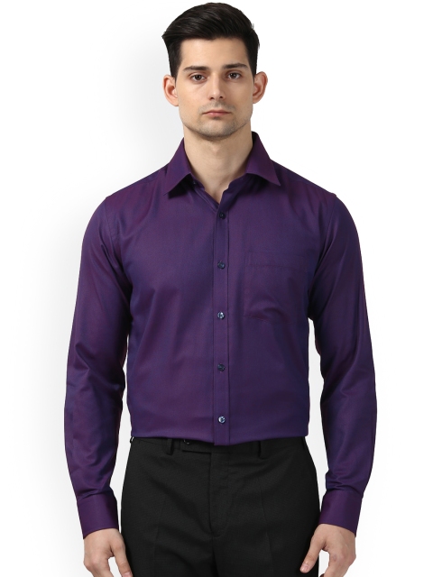 

Next Look Men Purple Slim Fit Solid Formal Shirt