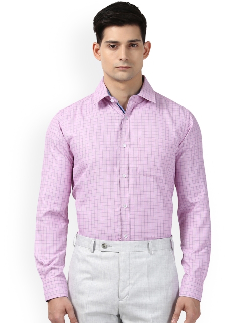 

Next Look Men Pink Slim Fit Checked Formal Shirt