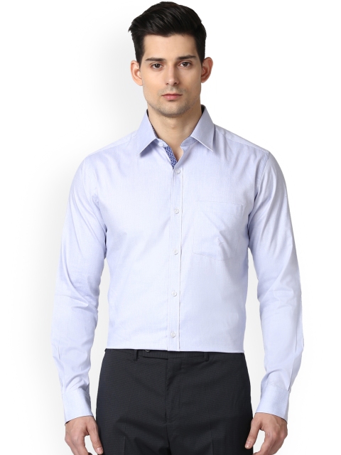 

Next Look Men Blue Slim Fit Solid Formal Shirt