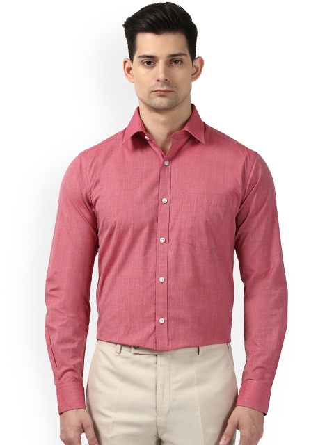 

Next Look Men Red Slim Fit Solid Formal Shirt