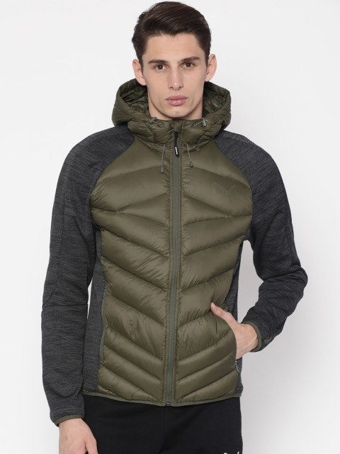 

Puma Olive DblKnit HYBRID 600 DOWN Padded Jacket