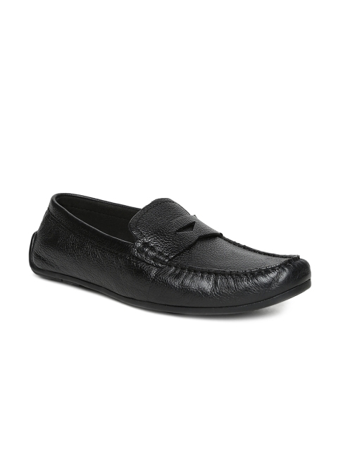 

Clarks Men Black Leather Loafers
