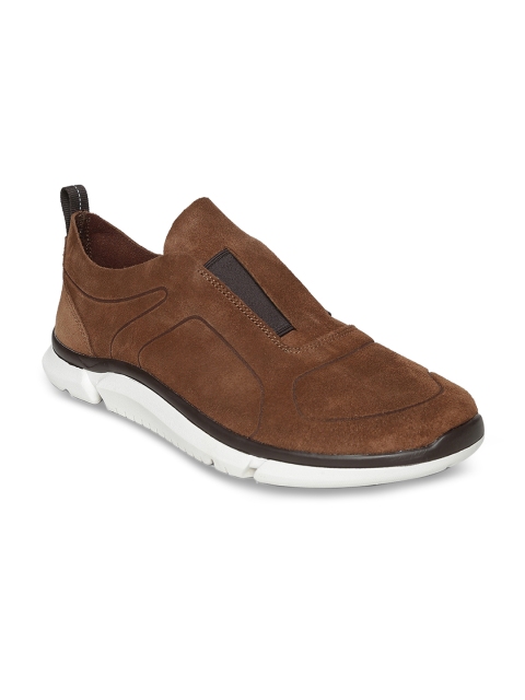 

Clarks Men Brown Suede Slip-On Sneakers