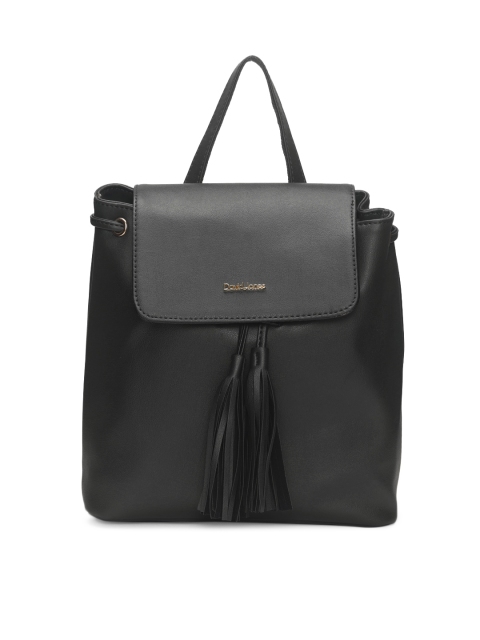

David Jones Women Black Solid Backpack