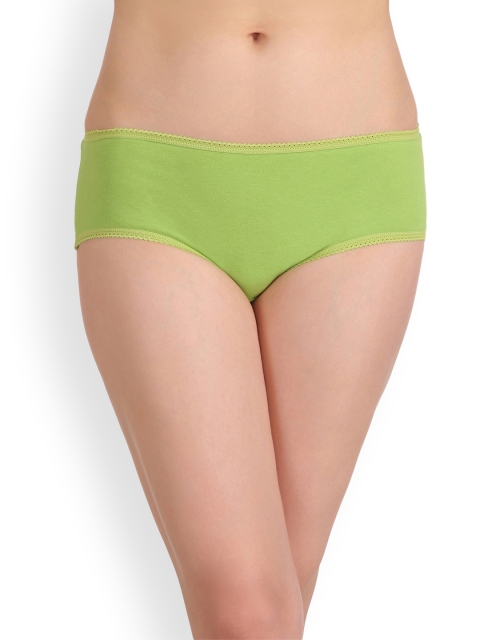 

Clovia Women Green Solid Hipster Briefs PN2594P11XL