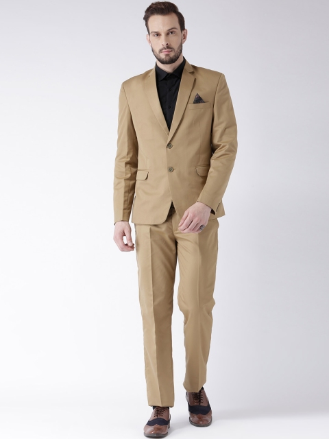 

HANGUP Men Khaki-Coloured Suit