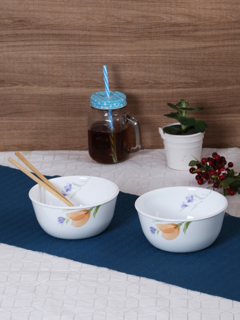 

Corelle White 6-Pieces Printed Glass Bowls Set