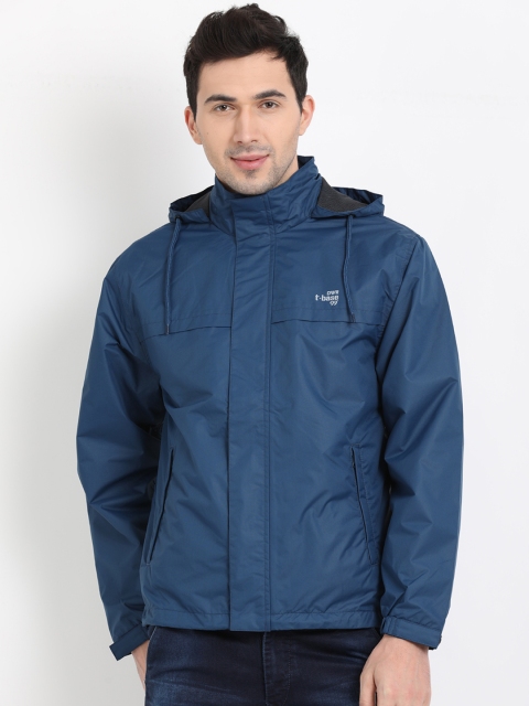 

t-base Blue Hooded Rainware Jacket