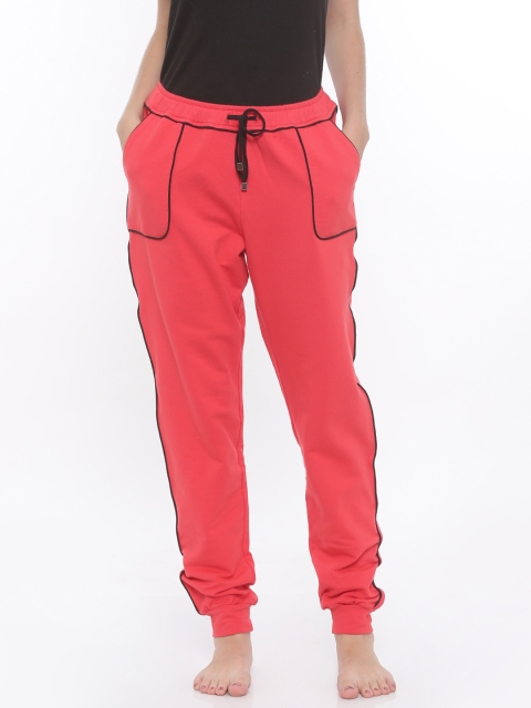 

Mystere Paris Women Red Lounge Pants, Pink