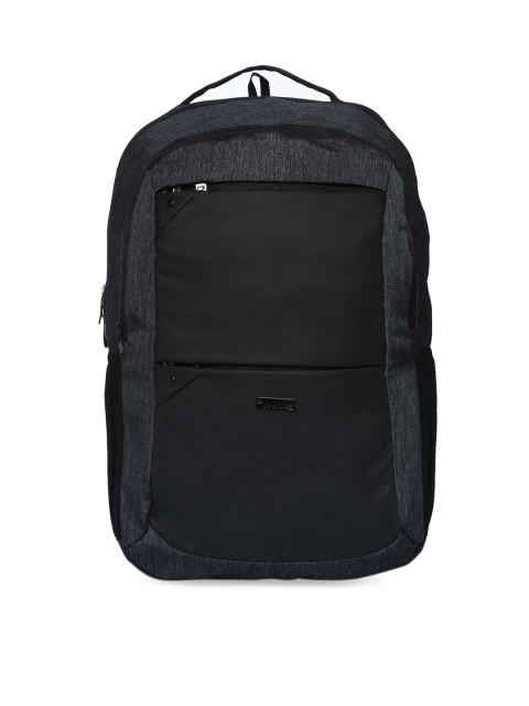 

United Colors of Benetton Unisex Black Colourblocked Backpack