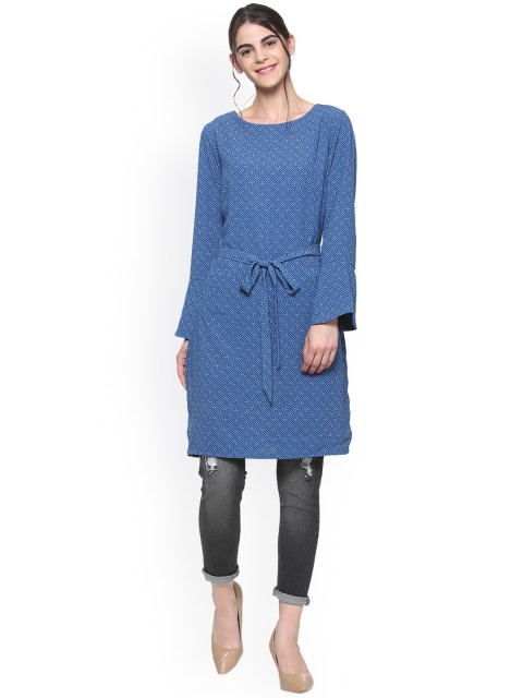 

Allen Solly Woman Blue Printed Tunic