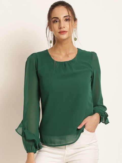 

Harpa Women Green Solid Top