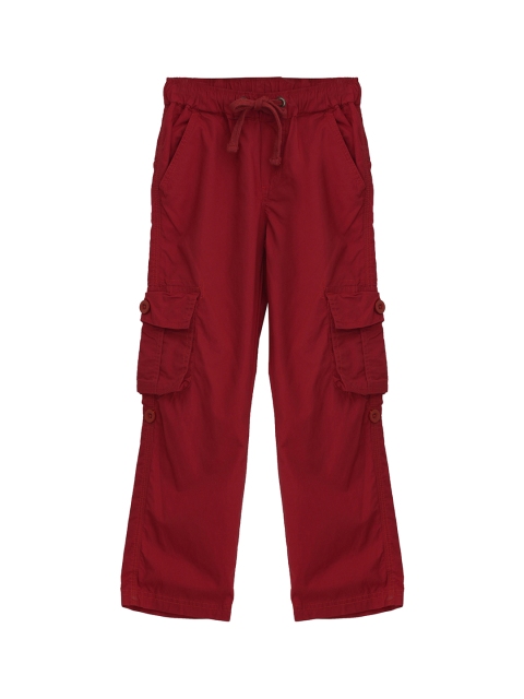 

Tickles Boys Red Regular Fit Solid Chinos