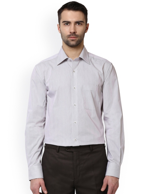 

Raymond Men Brown Contemporary Regular Fit Striped Formal Shirt