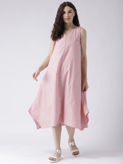 

pinwheel Women Red Striped A-Line Dress