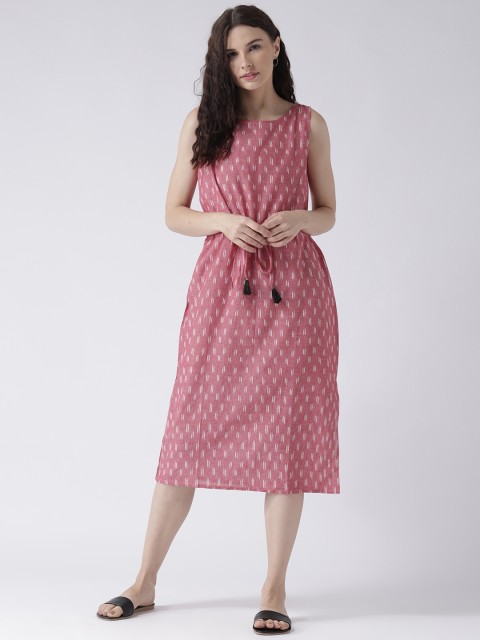 

pinwheel Women Pink Printed A-Line Dress