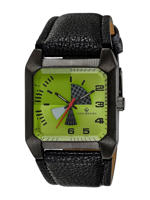 

Giani Bernard Men Green Analogue Watch GBM-03F