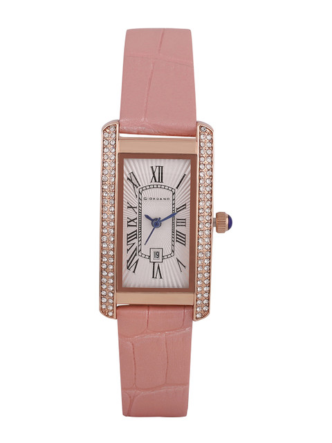 

GIORDANO Women White Analogue Watch C2071-01