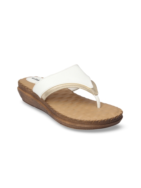 

pelle albero Women White Solid Sandals