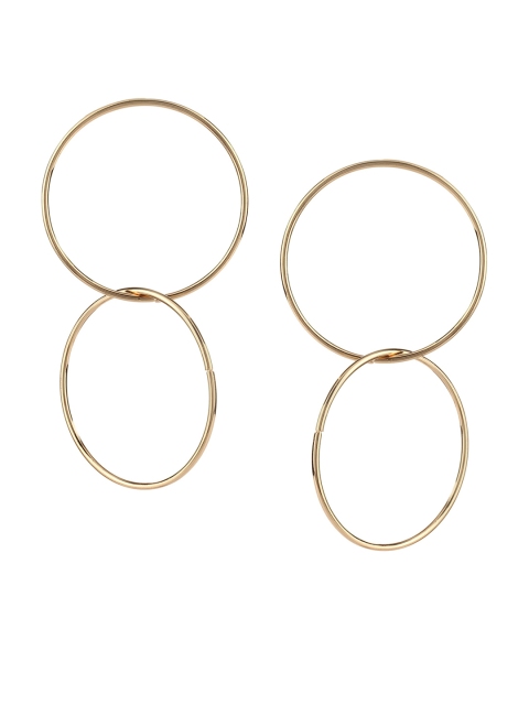 

Kazo Gold-Toned Contemporary Hoop Earrings
