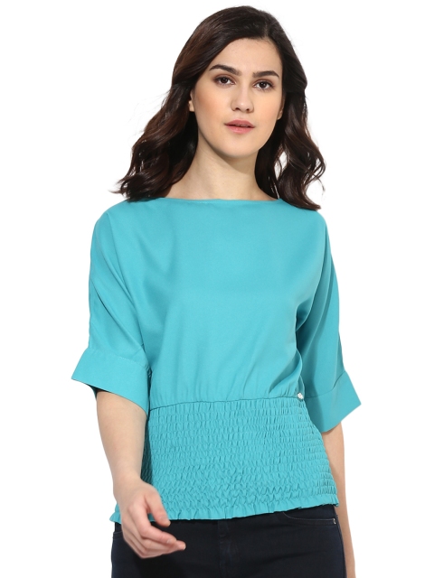 

Magzayra Women Blue Solid Top