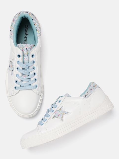 

DressBerry Women White Sneakers
