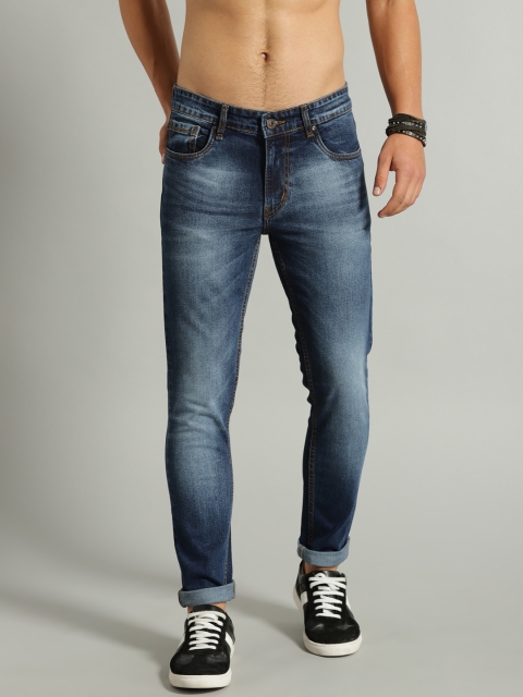 

Roadster Men Blue Skinny Fit Mid-Rise Clean Look Stretchable Jeans