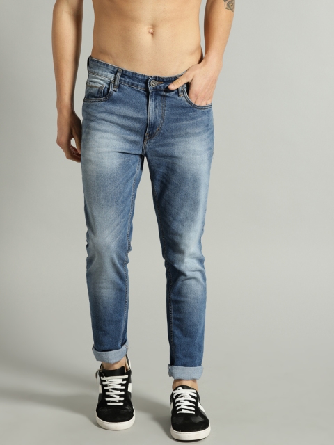 

Roadster Men Blue Skinny Fit Mid-Rise Clean Look Stretchable Jeans