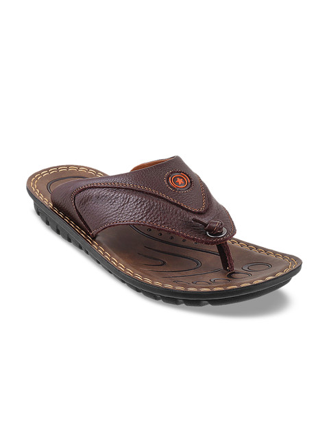 

Mochi Men Tan Brown Leather Comfort Sandals