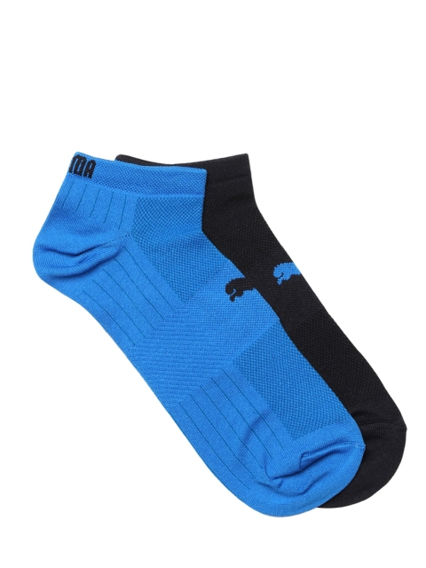 

Puma Unisex Set of 2 Ankle-Length Socks, Black