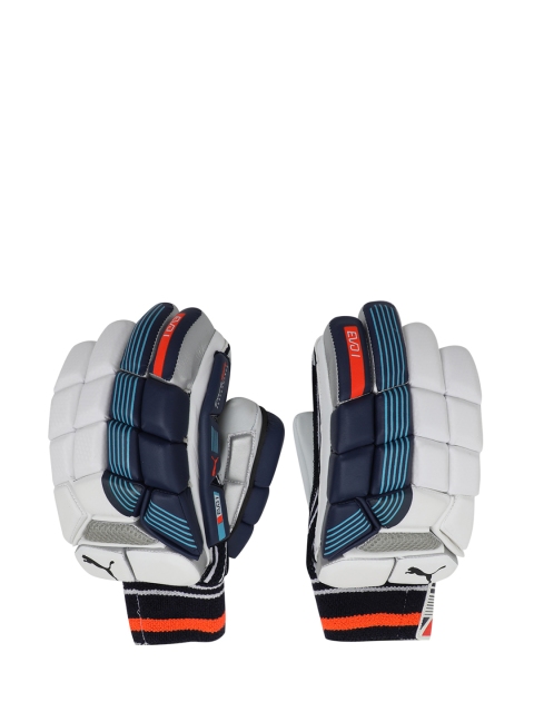 

Puma Men Blue & White EVO 1 Batting Gloves