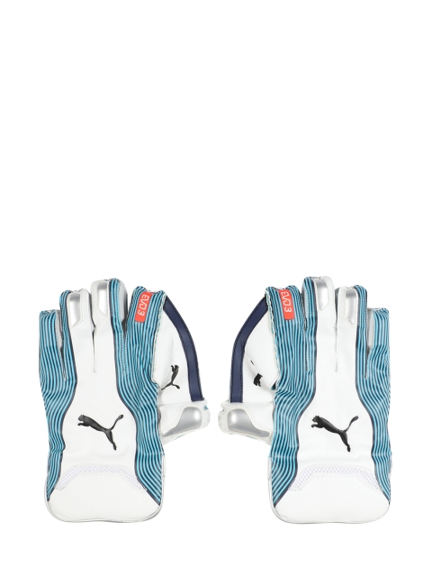 

Puma Men Blue & White EVO 3 Wicket Keeper Gloves