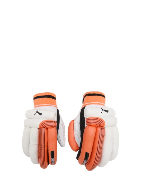 

Puma Men Coral Red & White EVO 6 Batting Gloves