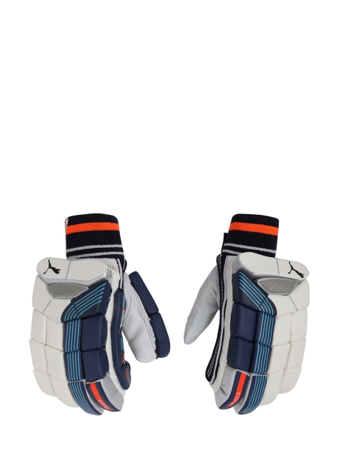 

Puma Men Blue & White EVO 3 Batting Gloves