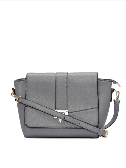 

David Jones Grey Textured Sling Bag