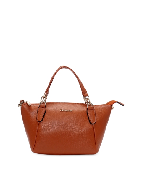

David Jones Tan Solid Shoulder Bag