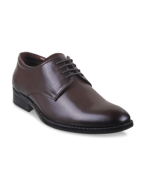 

Mochi Men Brown Formal Leather Derbys