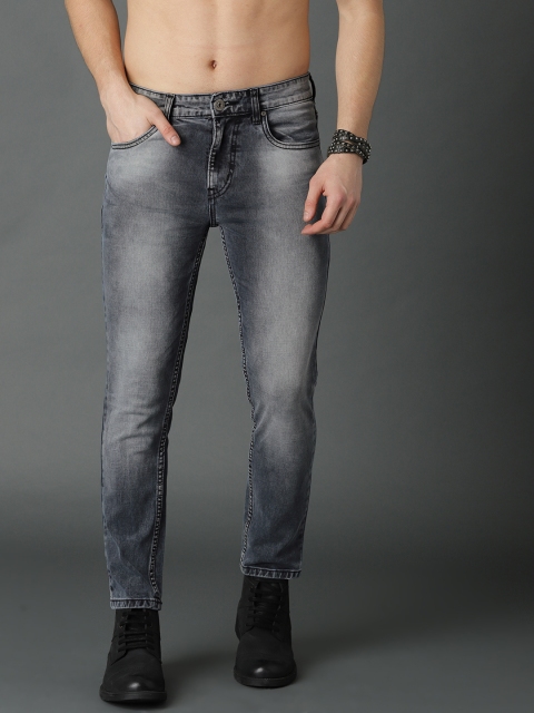 

Roadster Men Grey Skinny Fit Mid-Rise Clean Look Stretchable Jeans